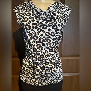 Ann Taylor Animal Print Top